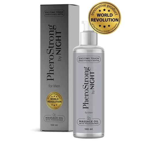 Массажное масло с феромонами PheroStrong By Night for Men, 100 мл: Тип Масло
