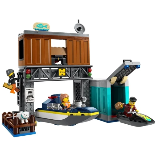Конструктор LEGO Полицейский катер и убежище преступников (60417): Серия City