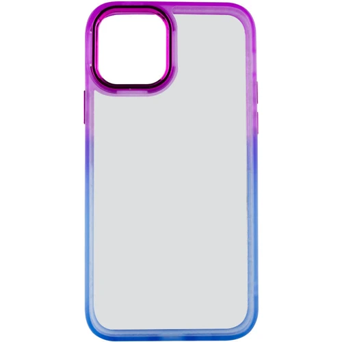 Чехол для iPhone TPU Case TPU+PC Fresh Sip Blue/Violet for iPhone 14 Plus: Цвет фиолетовый