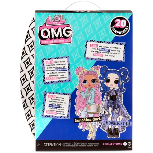 Игровой набор с куклой L.O.L. Surprise! серии O.M.G. S5 – Леди-Луна (с аксессуарами): Возраст от 3 лет