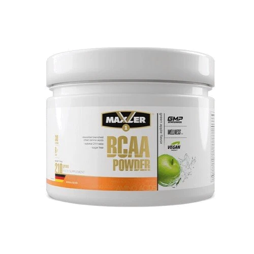 Аминокислота для спорта Maxler BCAA Powder 210 g /30 servings/ Green apple
