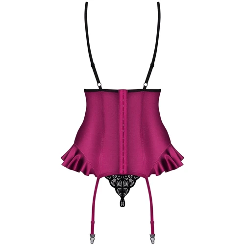 Комплект Obsessive 845-COR-5 corset, S/M