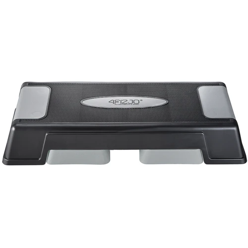 Степ платформа и балансировочная платформа 4FIZJO PRO 3-ступенчатая Black/Grey (4FJ0226): Тип степ-платформы Регулируемые