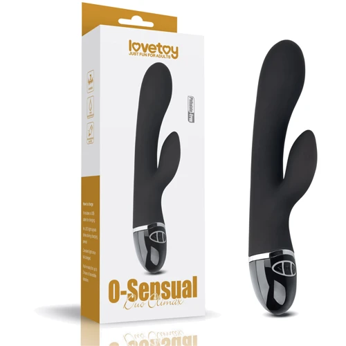 Вибратор LoveToy O-Sensual Duo Climax Black