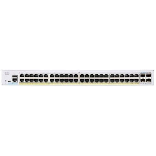 Сетевой коммутатор Cisco CBS350-48P-4G-EU: Порты только Gigabit Ethernet (10/100/1000)