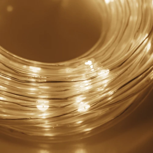 Гирлянда дюралайт на батарейках Springos Rope Lights 5 м 50 LED CL0857 Warm White фото 8