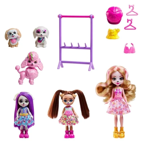 Игровой набор Enchantimals Большая щенячья семья (HNV26): Производитель Enchantimals