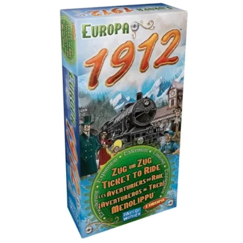 Настільна гра Days of Wonder Квиток на поїзд: Європа 1912 (Ticket to Ride - Europe 1912 Expansion - MULTI) (англ.) (DOW720111)