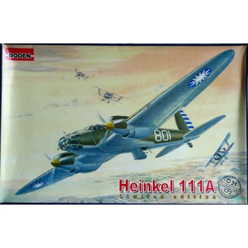 Модель Roden Немецкий средний бомбардировщик Heinkel He-111A (RN021)