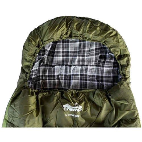 Спальный мешок Tramp Sherwood Long L темно-оливковый/серый (TRS-054L-L): Длина 230 см