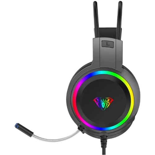 Наушники Aula S608 Wired Black: Тип конструкции полноразмерные