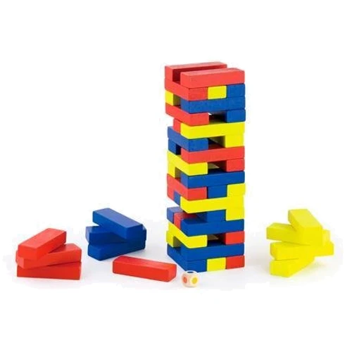 Настільна гра Viga Toys Кольорова дженга (56215): Вік от 3-х лет