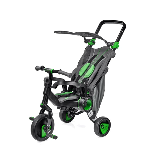 Трехколесный велосипед Galileo Strollcycle Black Зеленый (GB-1002-G) фото 5