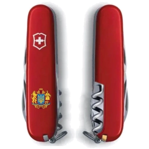 Мультитул Victorinox Climber Ukraine 91мм/14функцій/червоний /Великий Герб України (1.3703_T0400u): Тип мини-мультитул