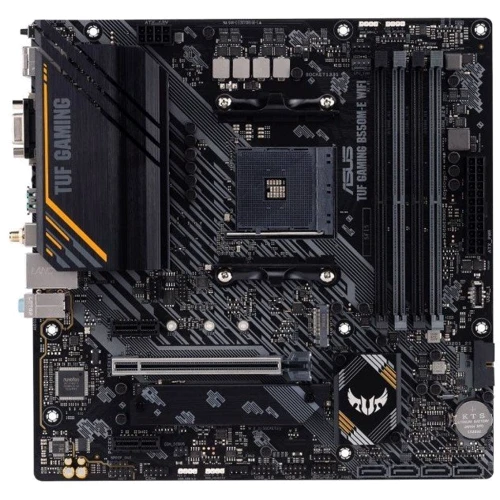ASUS TUF GAMING B550M-E WIFI: Роз'єми на платі SATA 3.0, M.2