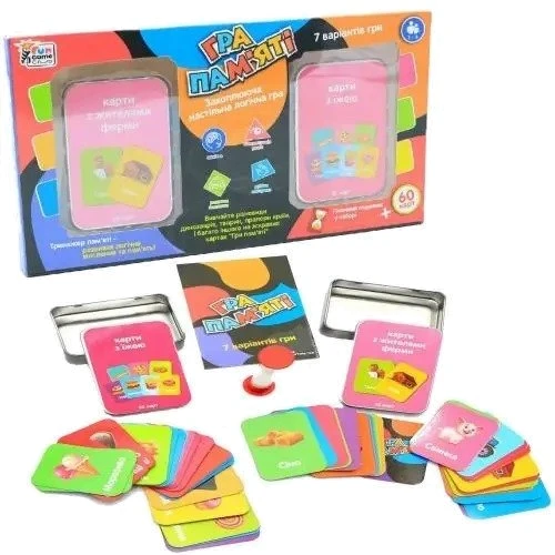 Карточная игра 4FUN Game Club Игра памяти С жителями фермы и едой (UKВ-В 0046-6): Производитель 4FUN Game Club
