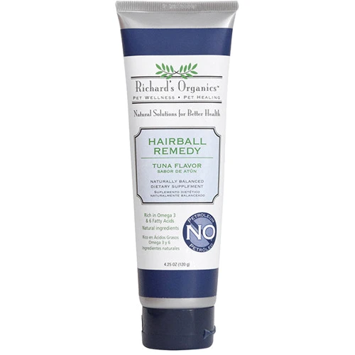 Гель для кошек SynergyLabs Richard's Organics выведение шерсти со вкусом тунца 120 г