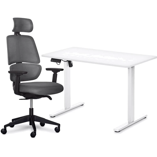 

Комплект Mealux PowerDesk Lite White + Leo Air Plus Grey (EVO-201 Lite W/W +Y 546 KBG)