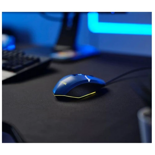 Мышь Trust GXT 109 Felox RGB Blue (25067): Длина кабеля 1.5 м