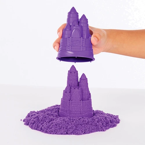 Набор песка для детского творчества Kinetic Sand V2 Замок из песка фиолетовый 454 г (71402) фото 4
