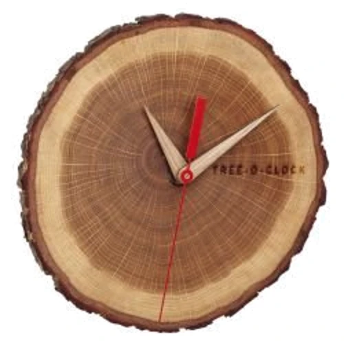 Настінний годинник TFA TREE-O-CLOCK дерево (дуб) 180x40х172 мм (60304608)