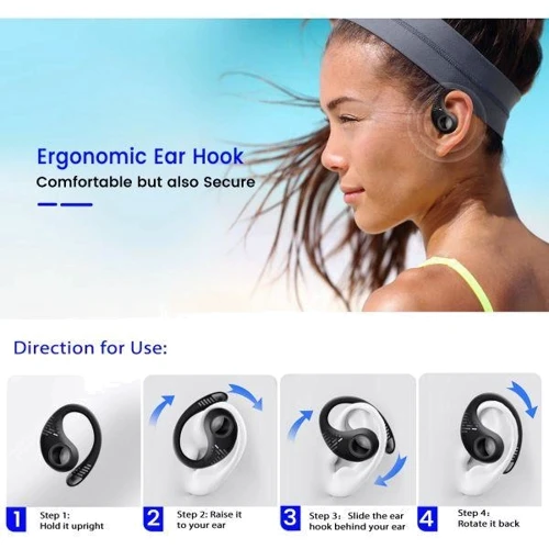 Наушники Blackview AirBuds 10 Black: Время работы, ч 36