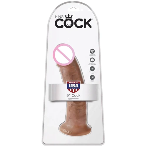 Фаллоимитатор Pipedream King Cock 9" (карамель)