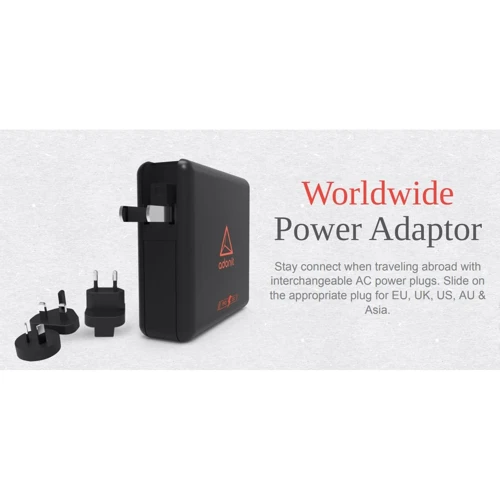 Зарядное устройство Adonit Wireless Charging with Power Bank 6700mAh Travel Cube Pro Black (134-17-07-A): Сила тока 2А