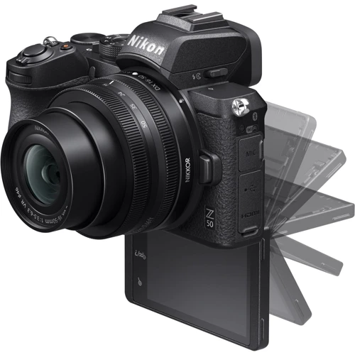 Nikon Z50 kit (16-50mm) VR (VOA050K001): Размер матрицы 23.5x15.7 мм