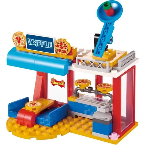 Конструктор Super Wings Small Blocks Buildable Vehicle Set Грузовик и магазин (EU385008)