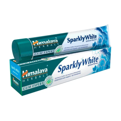 Himalaya Herbals Gum Експерт Sparkly White Toothpaste Зубна паста комплексний догляд для білого сяйва 75 ml: Призначення Очищення, Відбілювання, Свіжість дихання