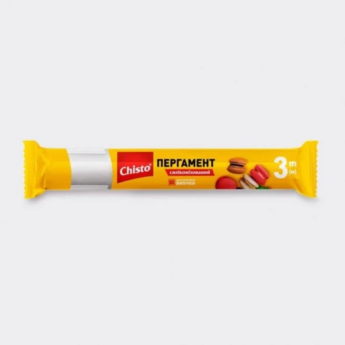 Пергамент Chisto для выпекания силиконизированный 3 м (4823098407423)