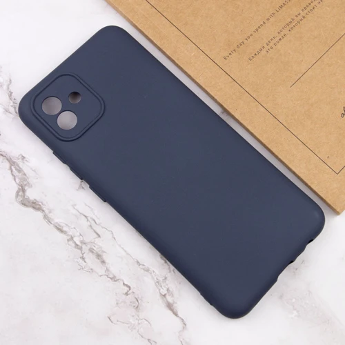 Аксессуар для смартфона Lakshmi Case Silicone Cover Full Camera Midnight Blue for Samsung A042 Galaxy A04e: Материал силикон