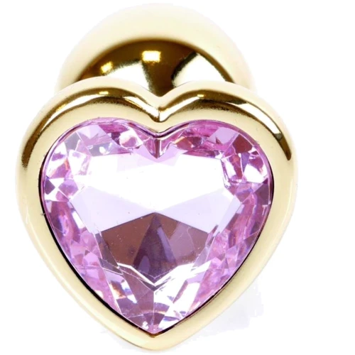 Анальная пробка BOSS Series Exclusivity Jewellery Gold Heart Plug Rose