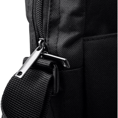 Мужская сумка планшет DNK Leather черная (DNK-CLASSIC-BAG.COL.01): Застежка Молния