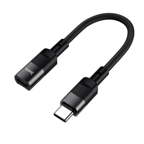 Кабель Hoco Cable USB-C to Lightning U107 Female 0.1m Black: Длина 0.1 м
