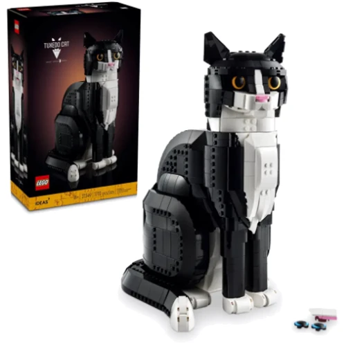 Конструктор LEGO Ideas Чёрно-белый кот (21349): Серия Ideas