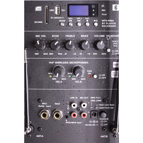 Акустична система HL AUDIO USK-15A-BT та двома ручними радіомікрофонами