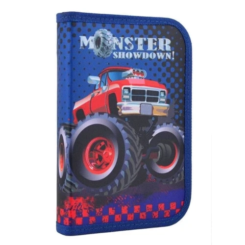 Пенал твердый одинарный с клапаном Smart HP-03 Monster showdown