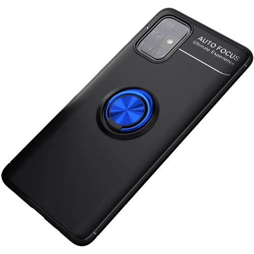 Чохол для телефона TPU Case TPU PC Deen ColorRing Magnetic Holder Black / Blue for Samsung M317 Galaxy M31s
