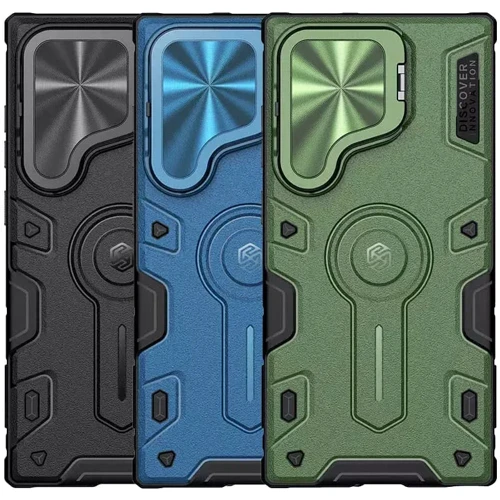 Чехол для телефонов Nillkin CamShield Armor Prop Dark Green for Samsung S938 Galaxy S25 Ultra: Совместимость Samsung S938 Galaxy S25 Ultra