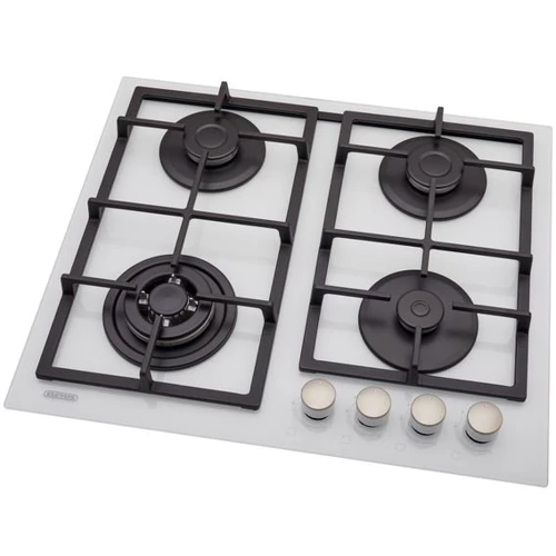 Варильна поверхня газова Eleyus VITA 60 WH CWF: Кількість конфорок 4