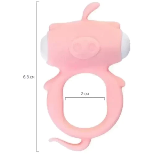 Виброкольцо Toyfa A-Toys KEAR Cock Ring Рink