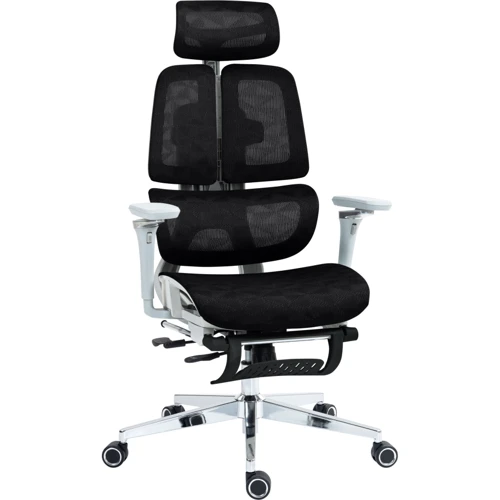Кресло GT Racer B-2450 White/Black