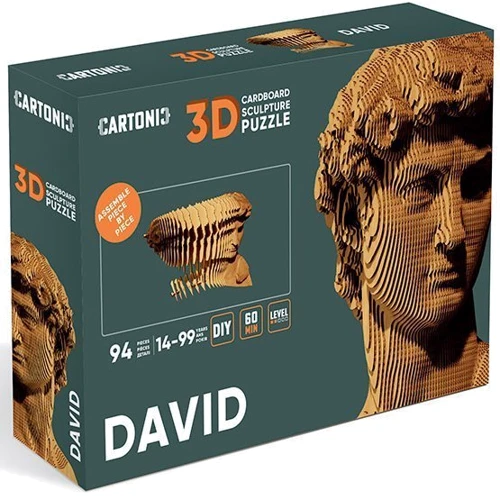 Картонный конструктор Cartonic 3D Puzzle DAVID