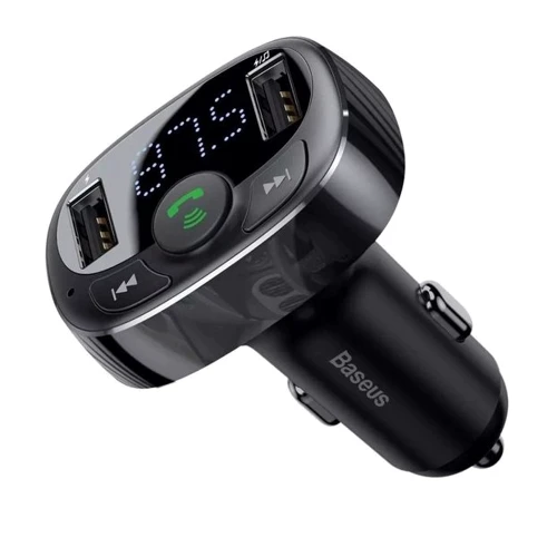 FM-трансмиттер Baseus S-09 Standart Edition 2.4A 2USB Black