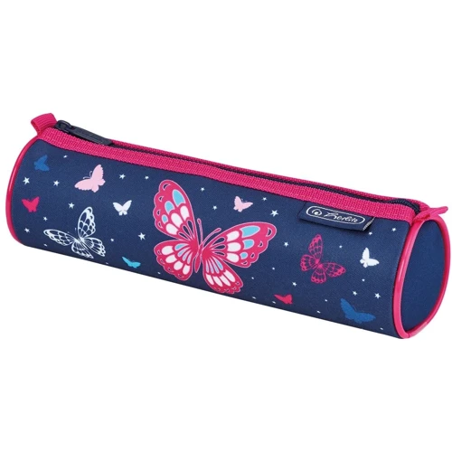 Ранец школьный укомплектованный Herlitz LOOP PLUS Butterfly вышивка пайетками которые переворачиваются (50025701): Пол ребенка Для девочек