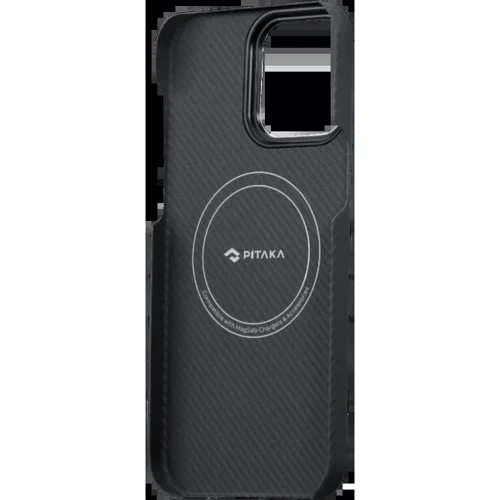 Чехол для iPhone Pitaka MagEZ Case 3 Twill 600D Black/Grey (KI1401PA) for iPhone 14 Pro: Материалы Арамид