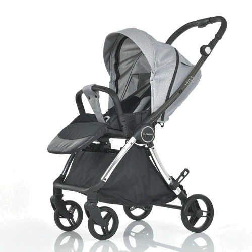 Коляска дитяча EL CAMINO ME 1078 VERSA Melange Gray Сірий (ME 1078 Melange Gray): Кількість блоків 1