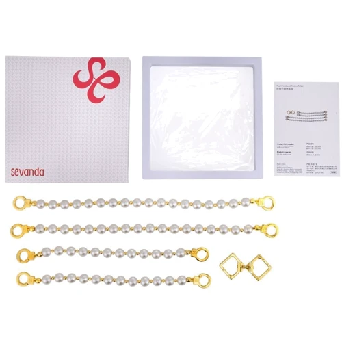 Жемчужные фиксаторы для рук и ног LOCKINK Pearl Handcuffs & Anklecuffs